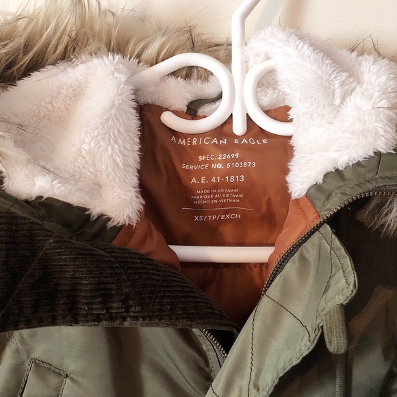 Green parka XS/S - Picture 3 of 9